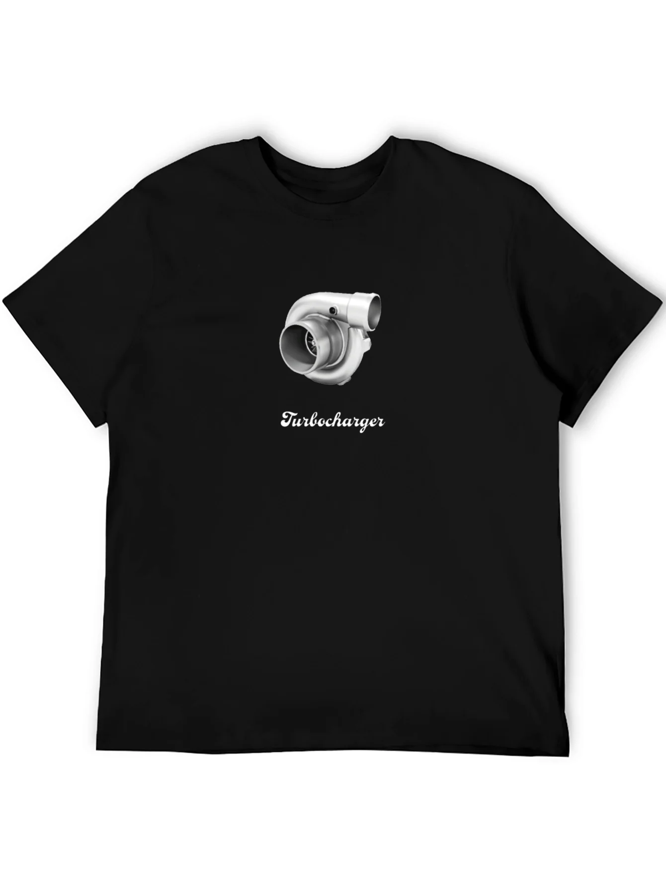 Turbocharger Graphic Black T-Shirt