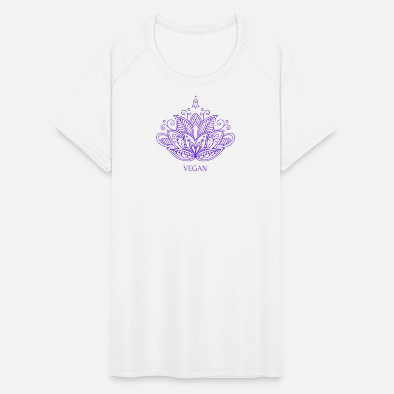 Zen Vegan Mandala | Elegant Purple Design