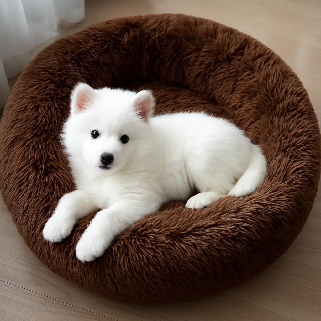 ZEXSAZONE Summer Round Donut Pet Bed for Cats and  - Best Seller