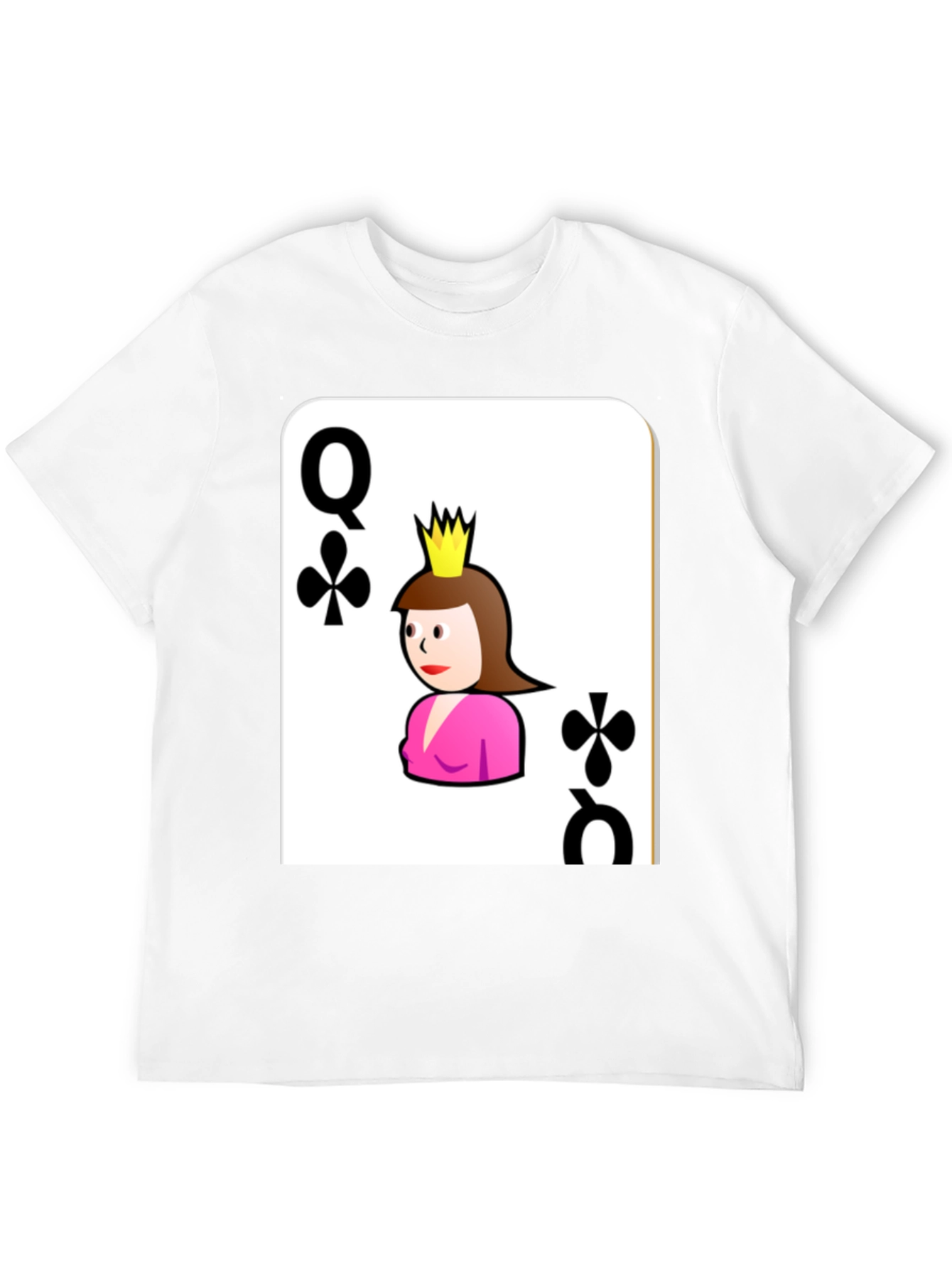 Queen of Clubs Graphic Tee - Stylish & Unique!