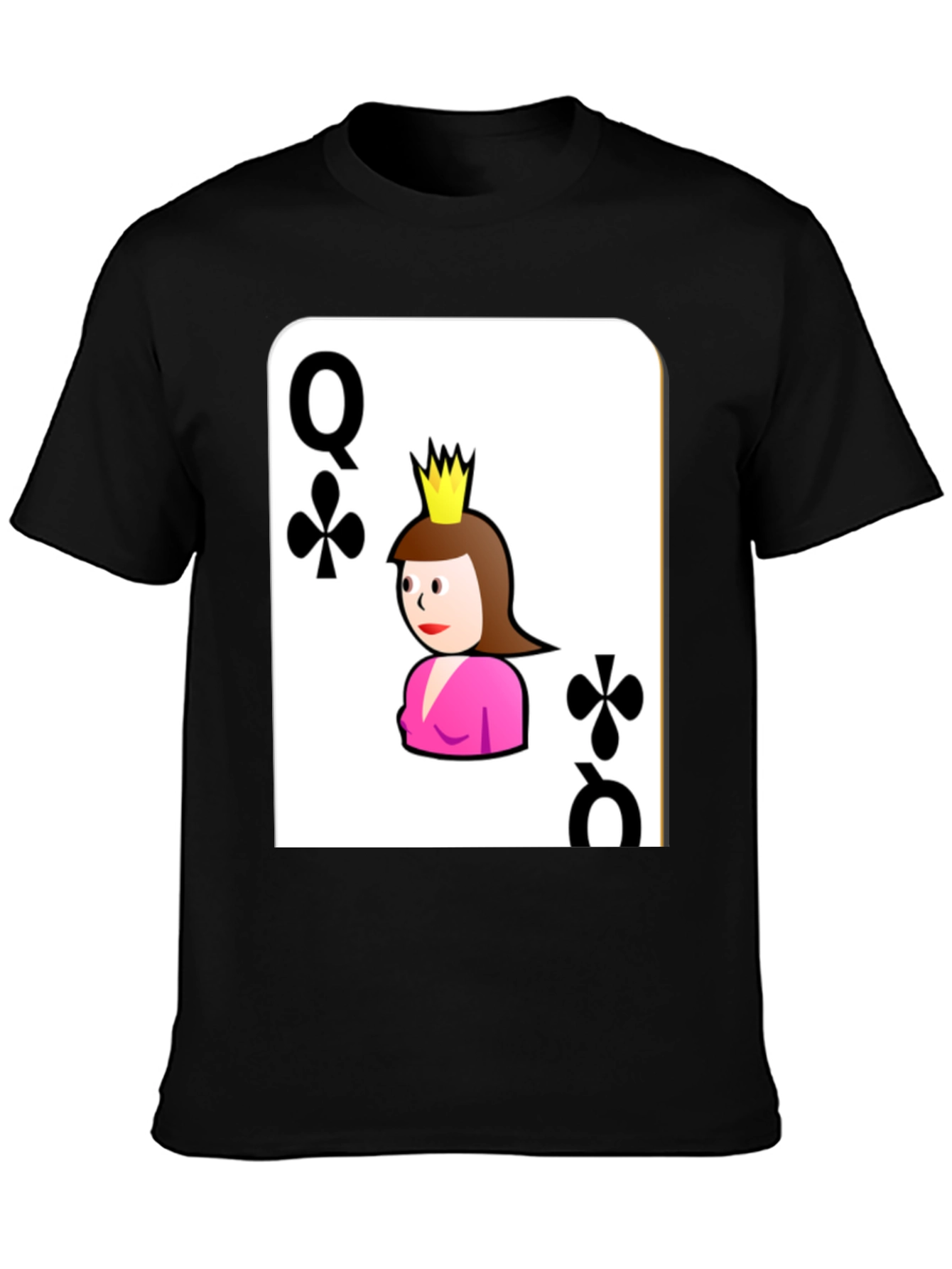 Queen of Clubs Graphic Tee - Stylish & Unique!