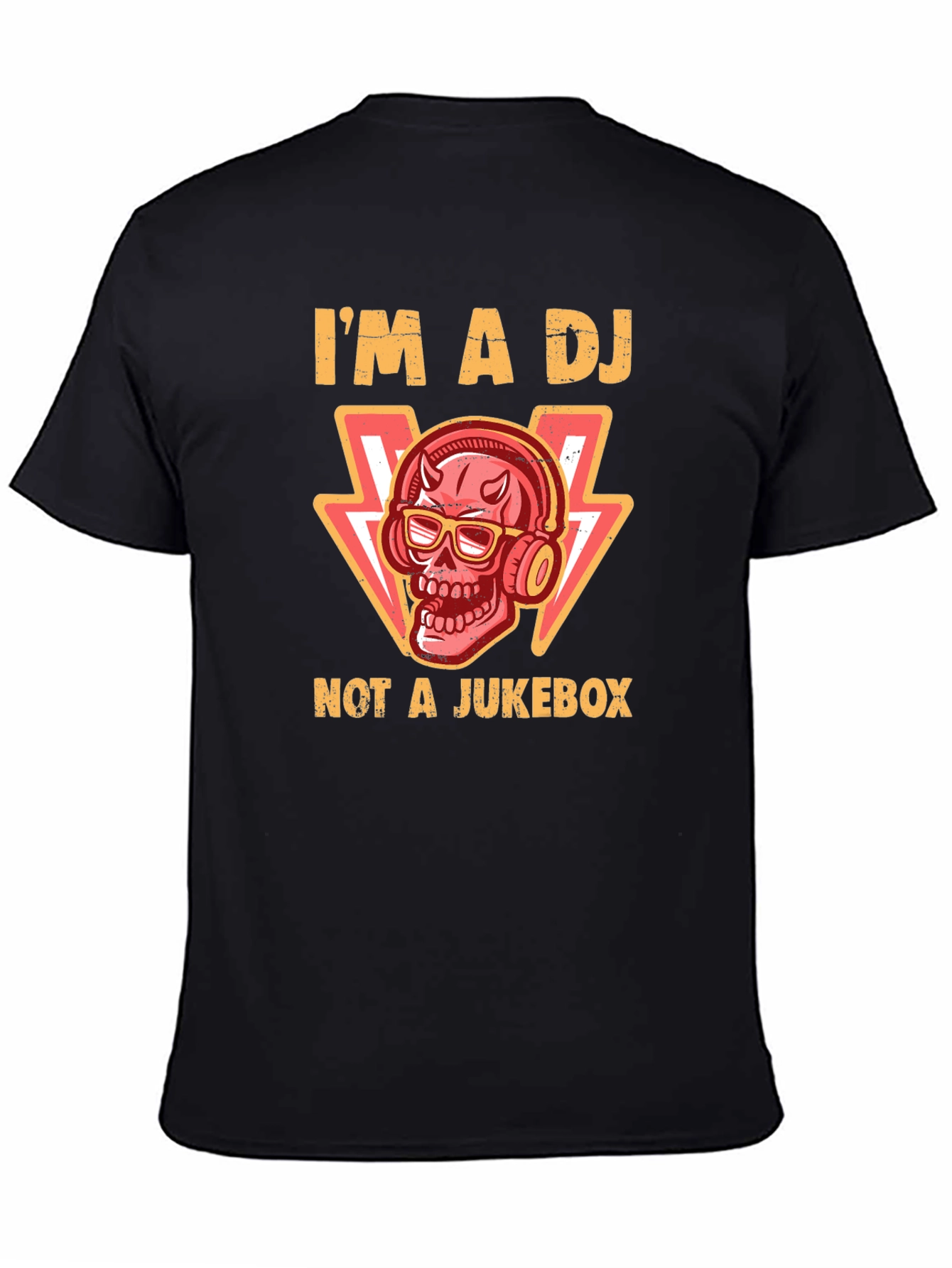 Im a DJ Not a Jukebox Black T-Shirt