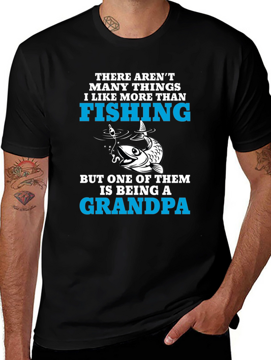 Fishing Grandpa T-Shirt: Best Grandpa Ever