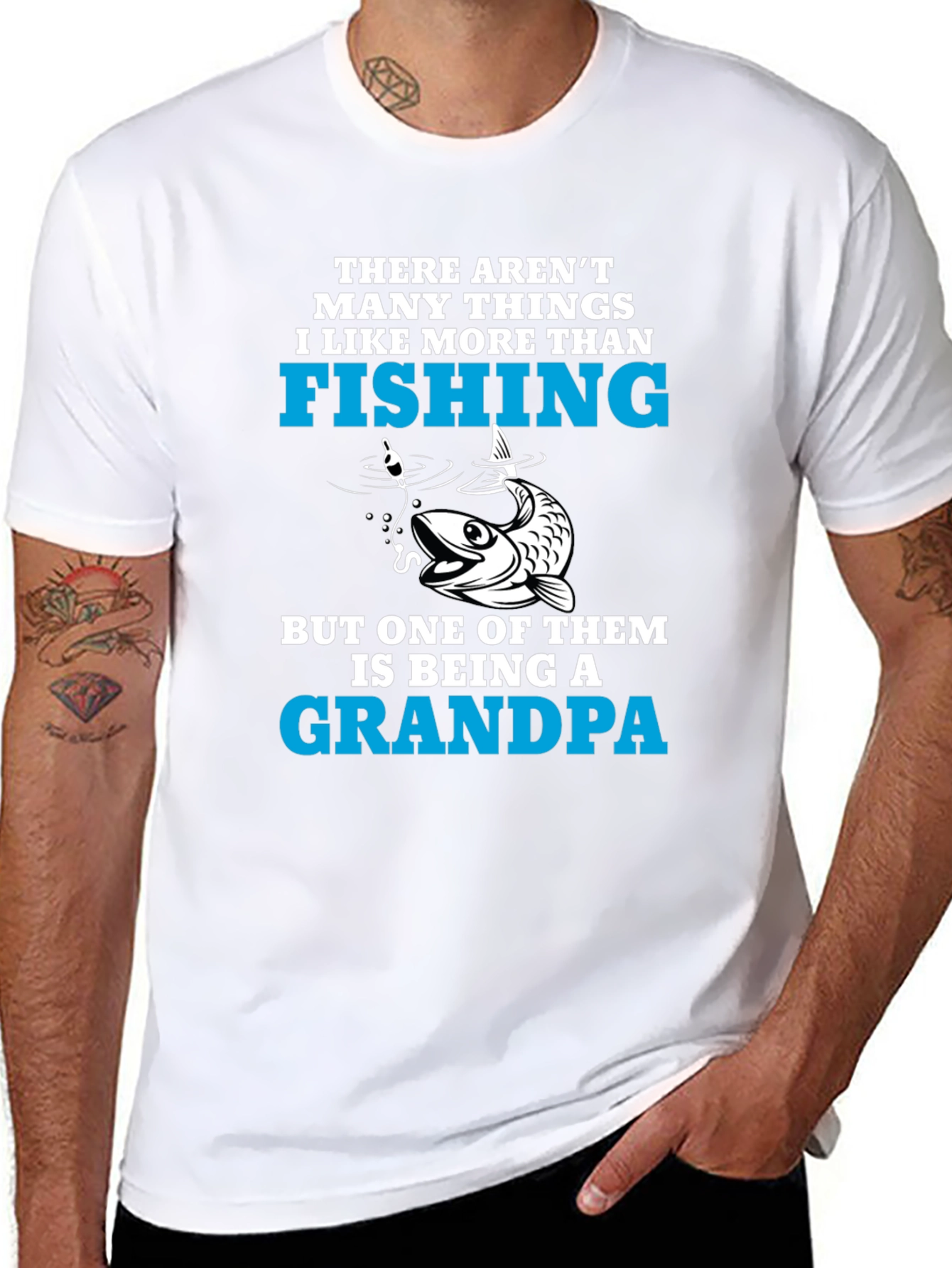 Fishing Grandpa T-Shirt: Best Grandpa Ever