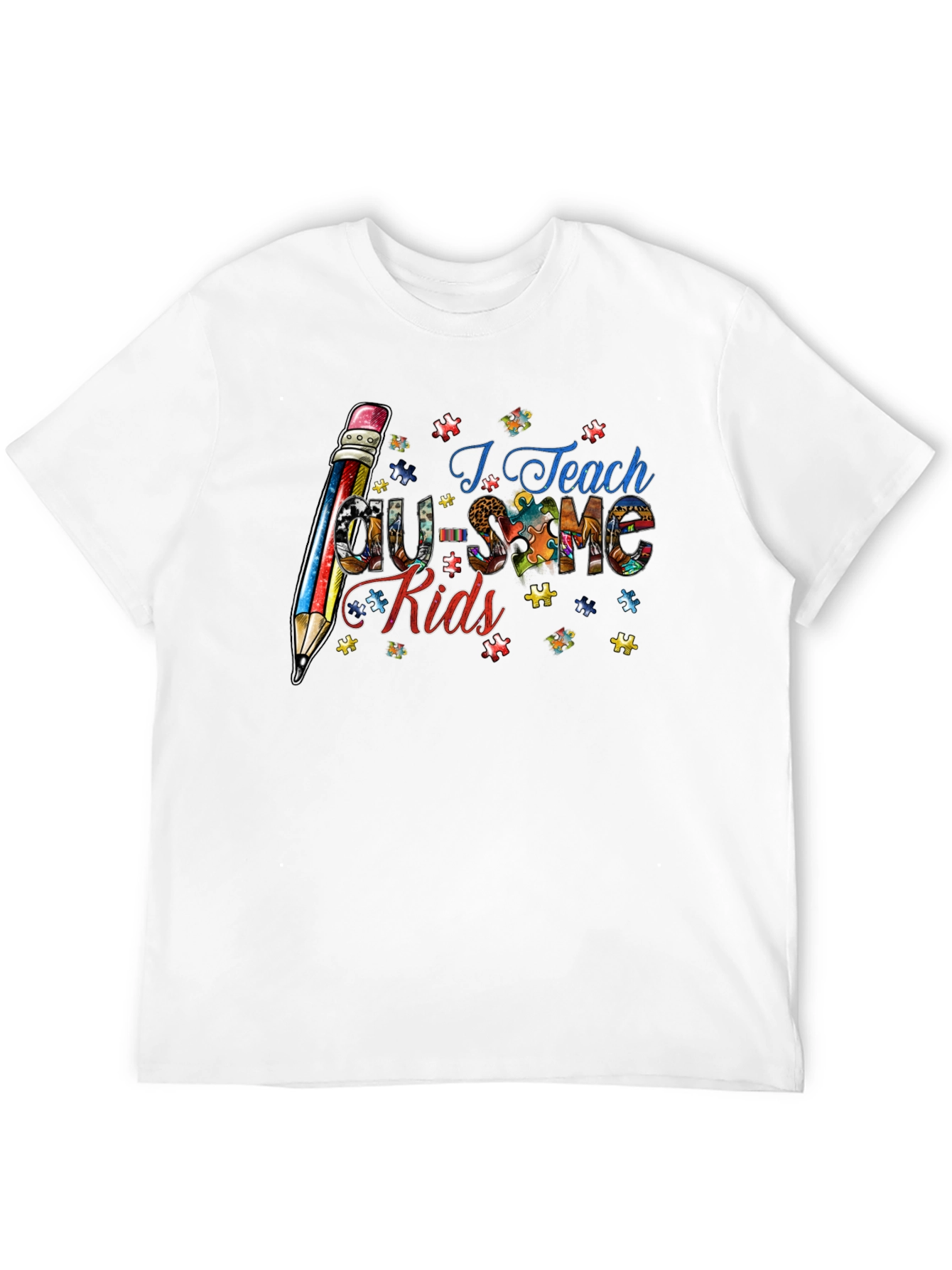 Autism Awareness Teacher Graphic Tee