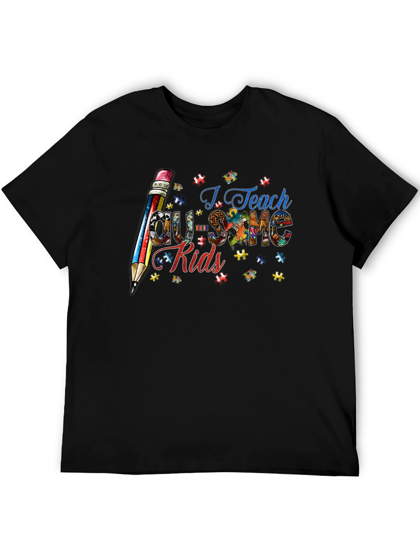 Autism Awareness Teacher Graphic Tee