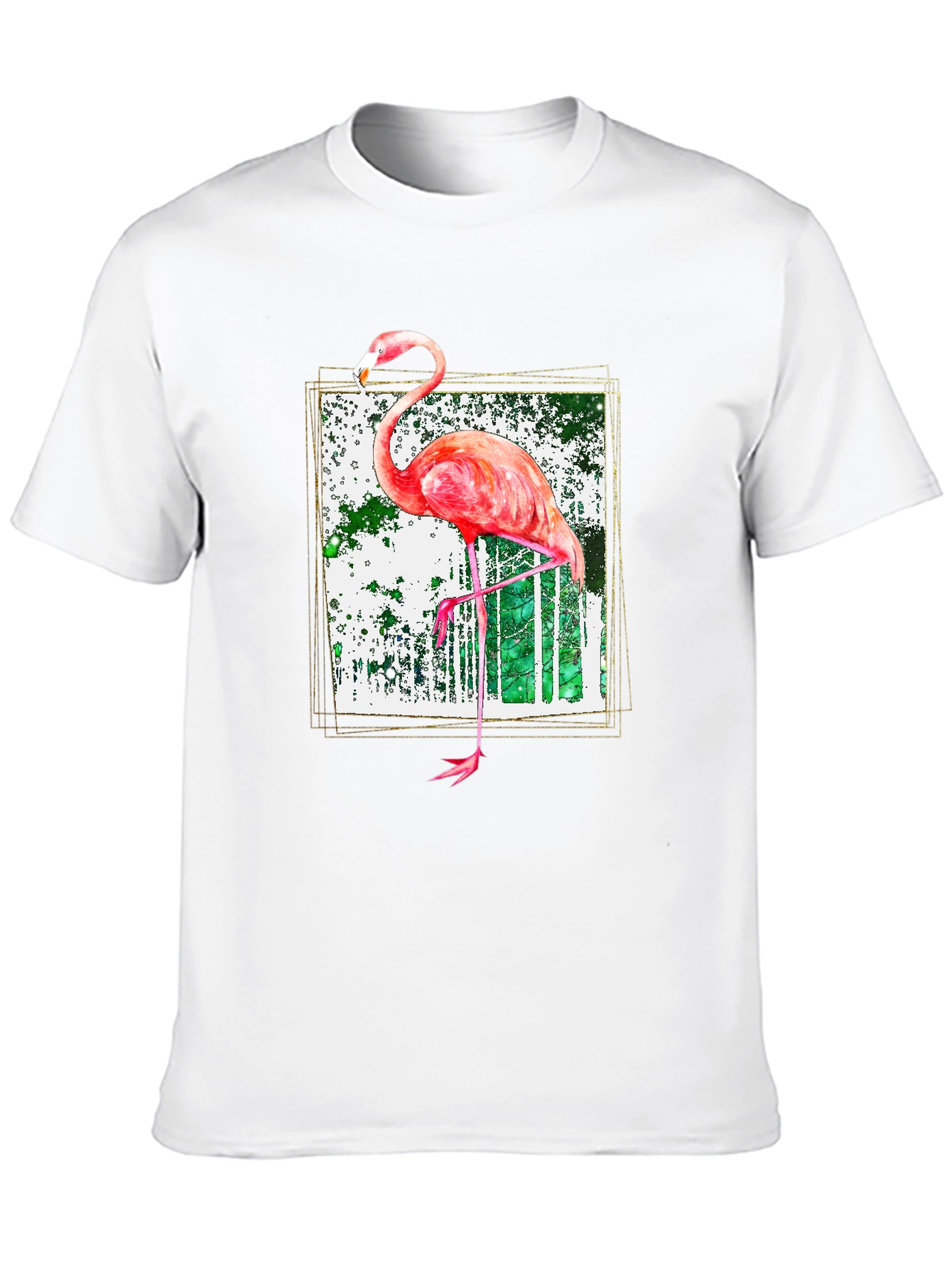 Flamingo Graphic Tee - Stylish Mens T-Shirt