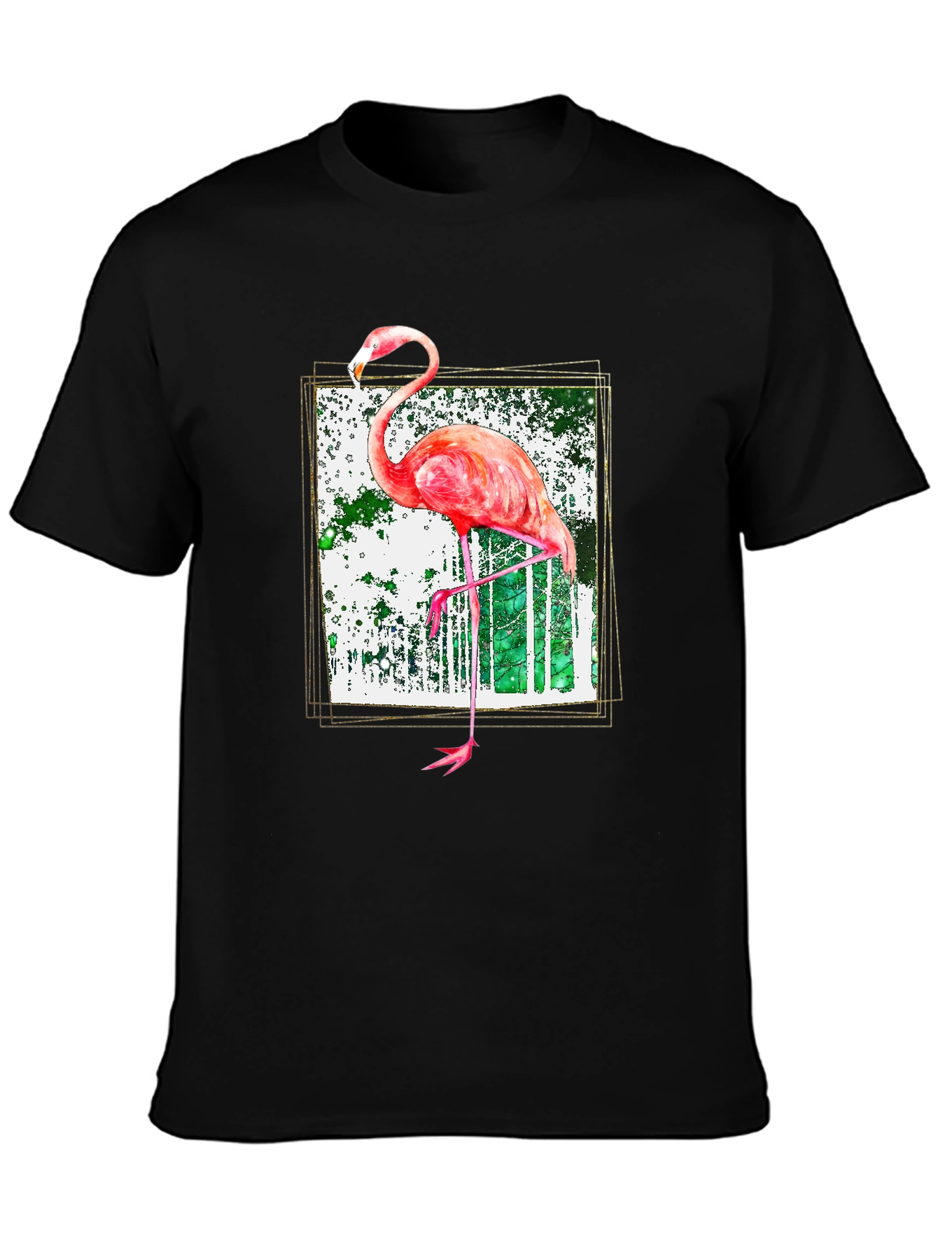 Flamingo Graphic Tee - Stylish Mens T-Shirt