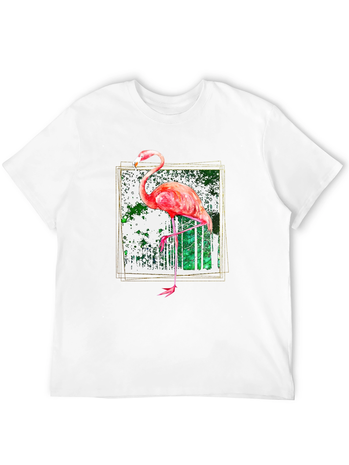 Flamingo Graphic Tee - Stylish Mens T-Shirt