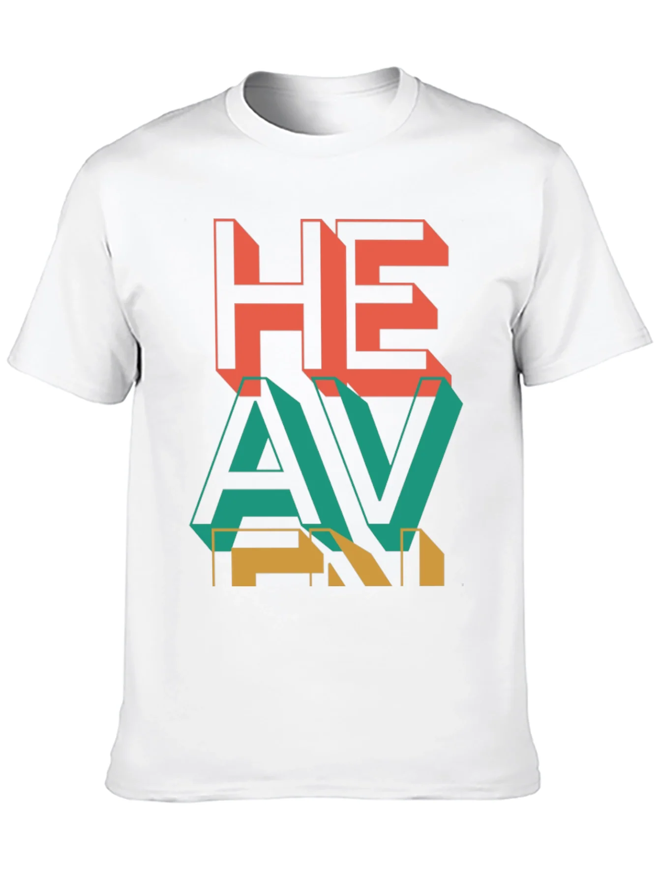 Heavy Retro Graphic Print Black T-Shirt