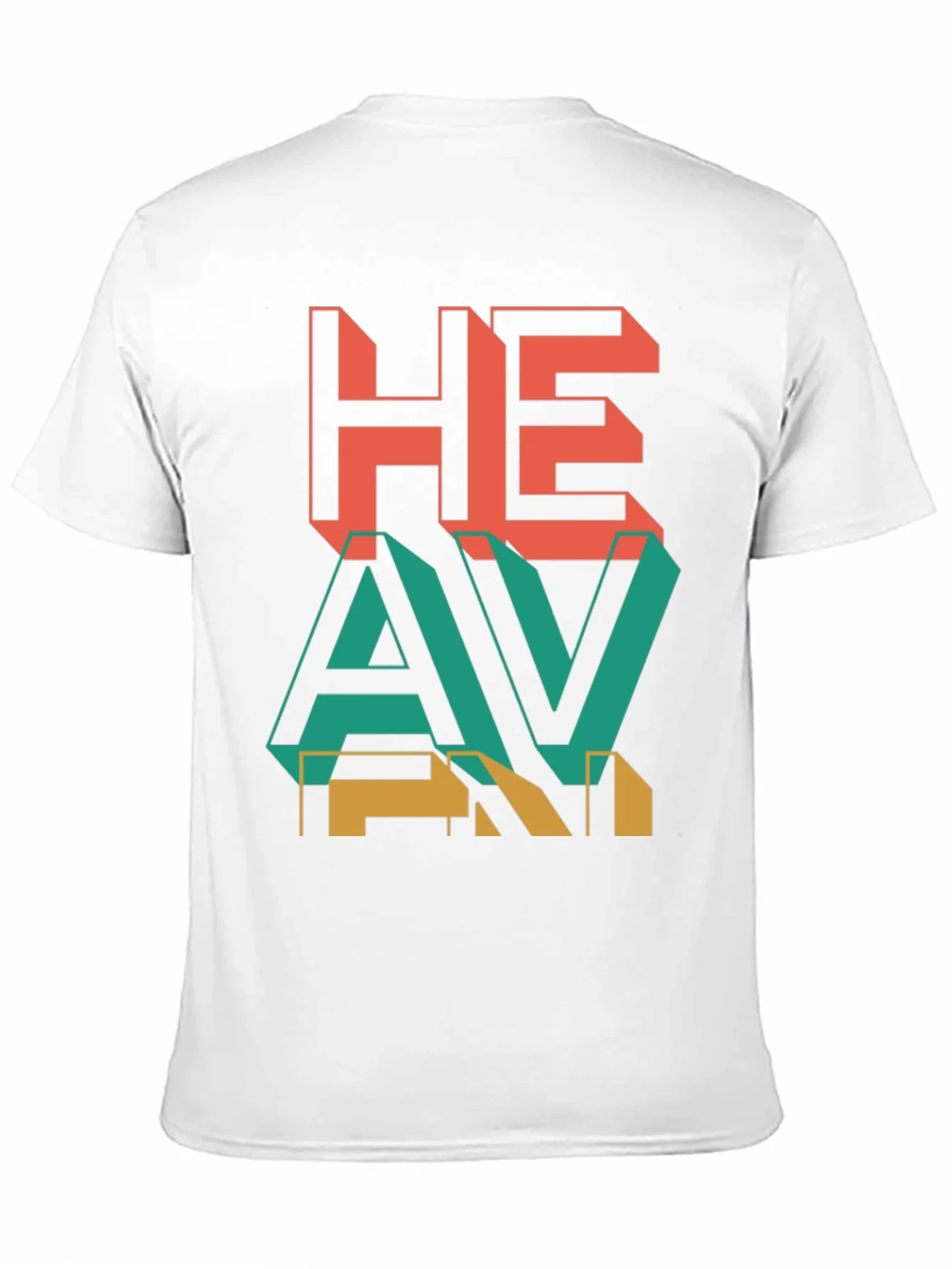Heavy Retro Graphic Print Black T-Shirt