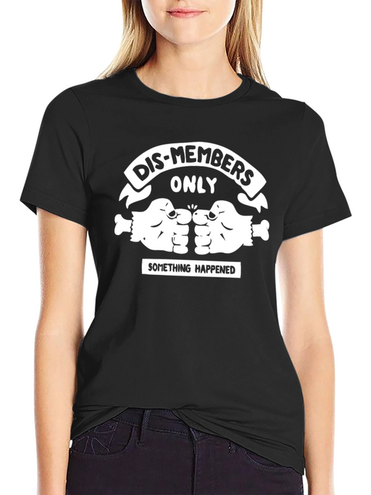 Dis-Members Only Graphic Tee - Black
