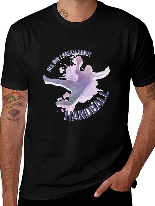 Handball Dreamer Graphic Tee - All Day I Dream About Handball