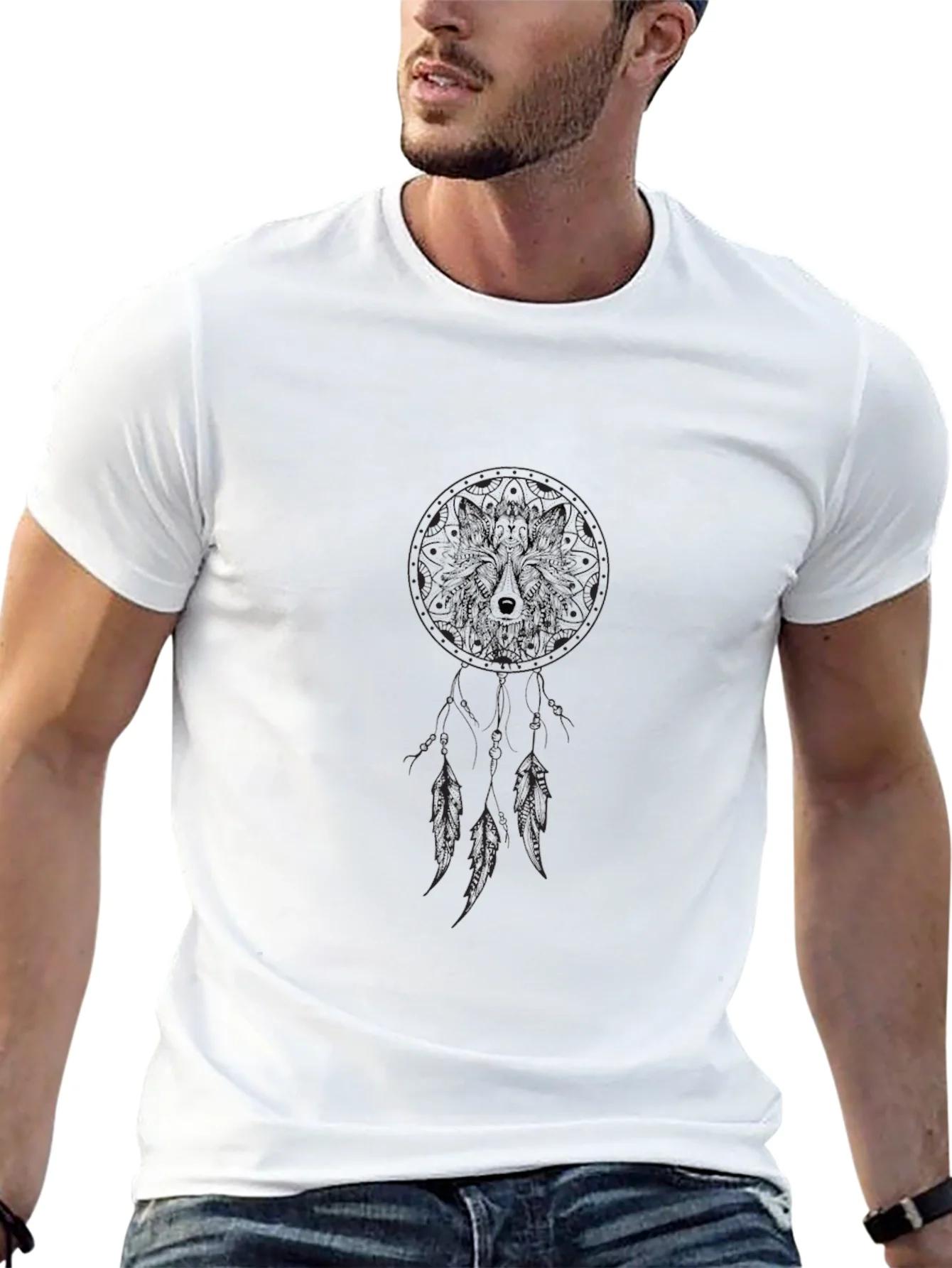 Black Dreamcatcher Graphic Tee
