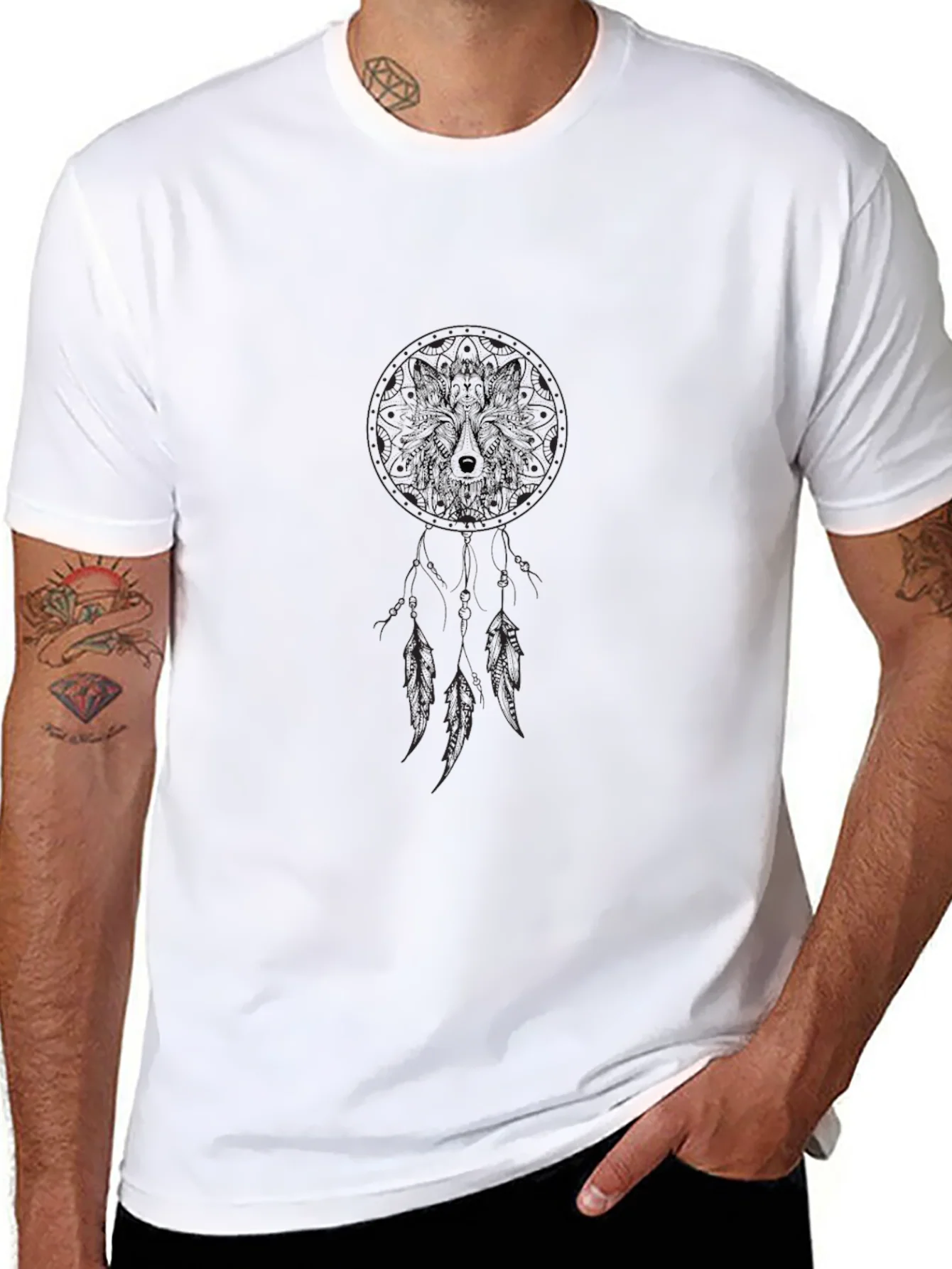 Black Dreamcatcher Graphic Tee